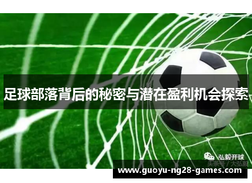 足球部落背后的秘密与潜在盈利机会探索